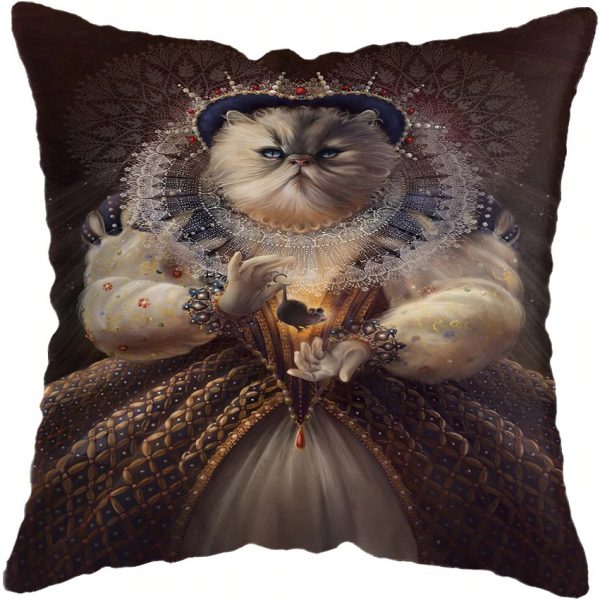 Cushion Cover - Cat Queen