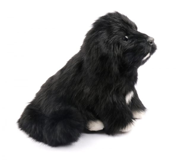 plush toy dog black