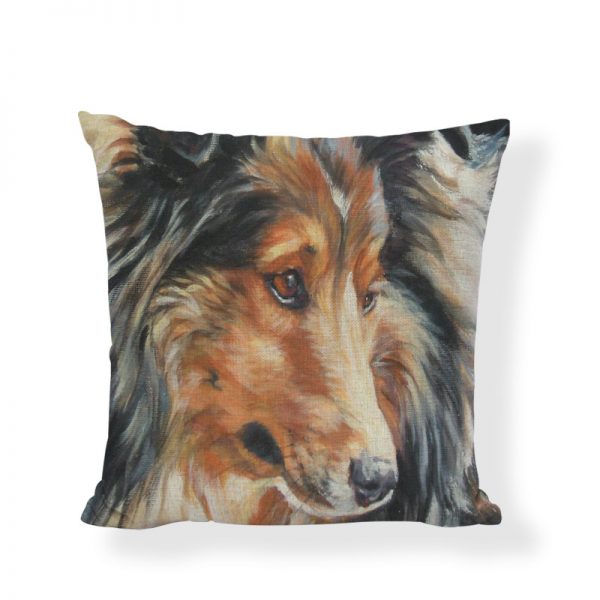 cushion cover collie