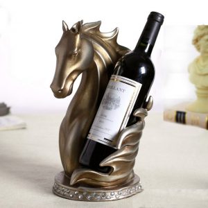 horse wine holder