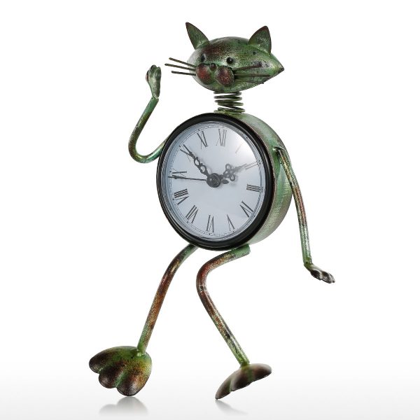 cat table clock