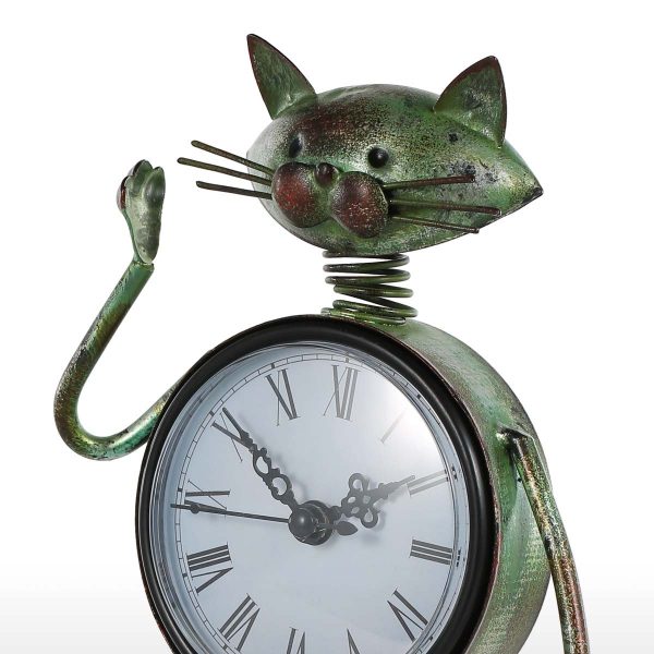 cat table clock