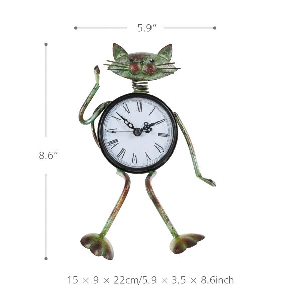 cat table clock