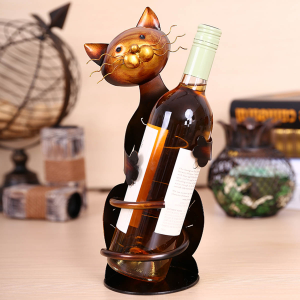 cat wine holder