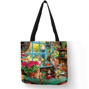 tote bag kittens cat presents for cat lovers