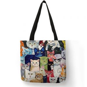 cat bag mix coloured cats cute gifts for cat lovers