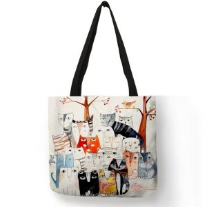 cat bag mix coloured cats cute gifts for cat lovers