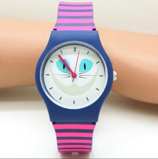 cat face watch