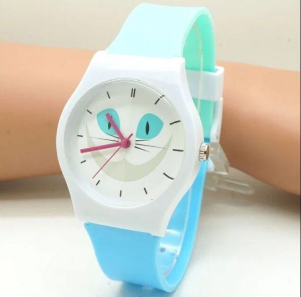 cat face watch