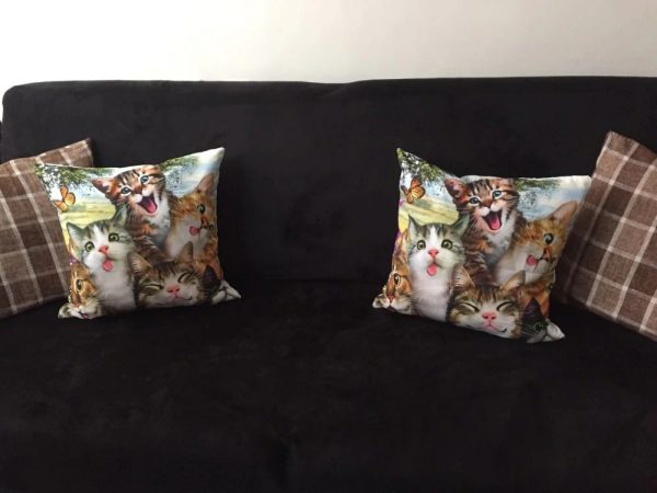 cat mum cushion