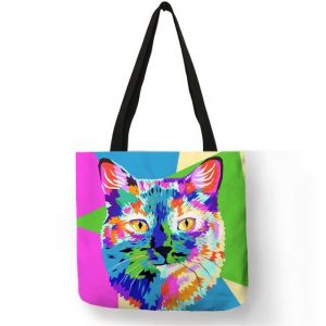 cat lover tote bag