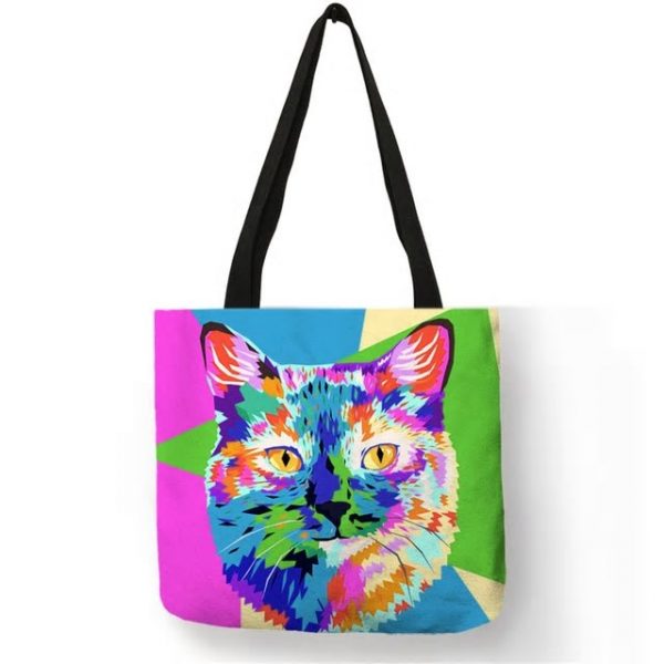 cat lover tote bag