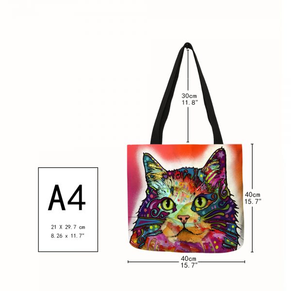 tote bag cat lovers