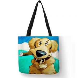 tote bag dog themed