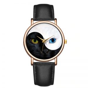 cat dial women watch