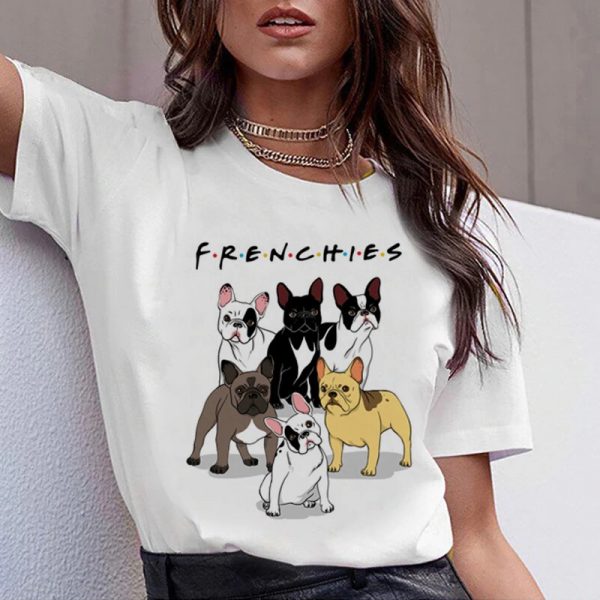 T-shirt funny gift for girlfriends love frenchies