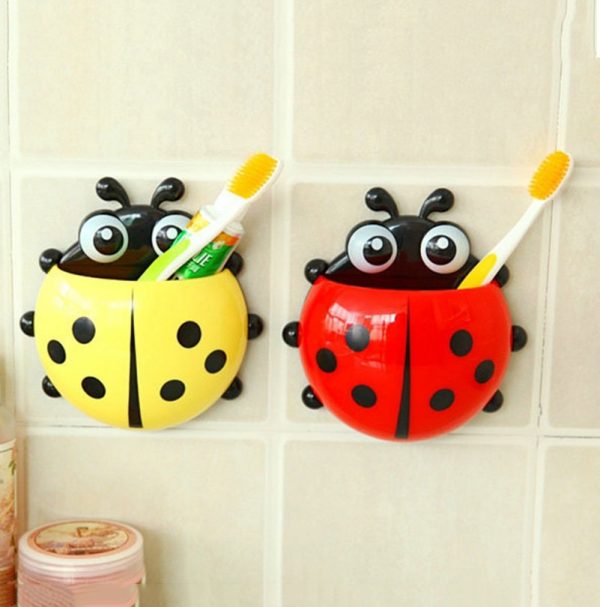 Kids Toothbrush Holder Lady Bug